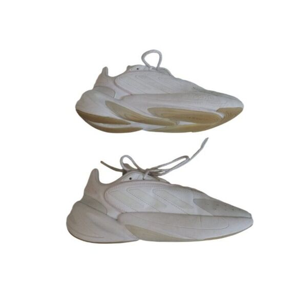 Adidas Ozelia White and Pink Lace Up GW1499 Women's Size 7 Preowned Condition - Picture 3 of 12